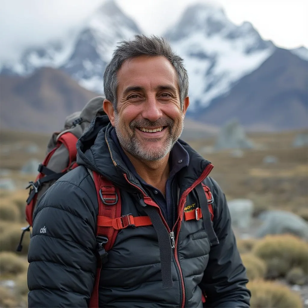 Retrato de Javier Rojas, Líder de Guías
